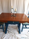 Farmhouse style table with 2 chairs