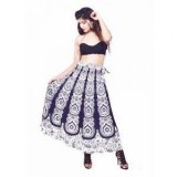 Printed cotton wrap skirt in Jaipur