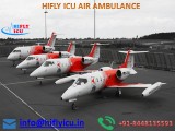 Get High-Class Air Ambulance in Jaipur by Hifly ICU