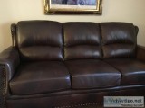 Garage Sale Leather Couch and bedroom set like new