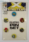 MARVEL 1989  X- Factor collector s set of 6 pins