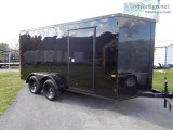 7 X 14 TA ENCLOSED TRAILER BLACKOUT 2020