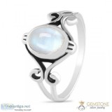 Moonstone Ring-Gracious Moondrop