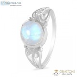 Moonstone Ring-Shimmering Yonder