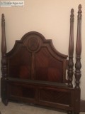 Headboard footboard beautiful mahogany