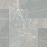 Nova Gray 160 Sft Natural Tumbled Versailles Pattern Pavers