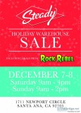 Steady Clothing Holiday Warehouse Sale