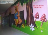 Jumbo Kids Animation Wall Art Work in Hyderabad