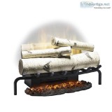 Electric Log Set Ceramic Heater by Dimplex RLG25BR