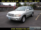 2004 TOYOTA HIGHLANDER  V6  NEW TBELT and TIRES