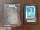 Orel Hershiser Baseball Card Upper Deck Plaque