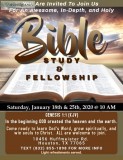 Come Join Us For Fellowship on Saturday