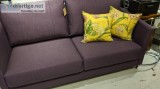 Purple Fabric Sofa  Pull out Sofa  Convertible sofa bed  sleeper