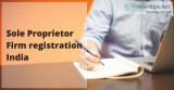 Sole proprietorship firm registration in