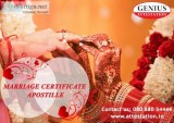 Best Marriage certificate Apostille