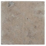 Tuscany Walnut 8X8 Honed Unfilled Tumbled Paver