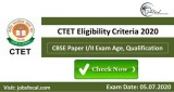 CTET Eligibility Criteria 2020 (CBSE Paper III Exam) Age Qualifi