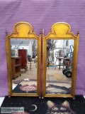 Vintage mid-century wall mirrors