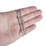 Mens Silver Necklace Chain  SILVADORE