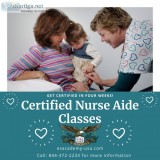 Get Certified in Four Weeks - Certified Nurse Aide Classes