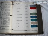 1957-61 DUPONT AUTO COLOR CHIP BOOK