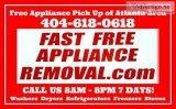 Fast Free Appliance Removal