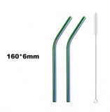 Shop for Colourful Rainbow Stainless Steel Straw ShoppySanta