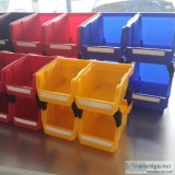 21 Pcs Storage Bins For Tools and Accessories With Riser Stands 