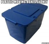 Plastic packing boxes for moving in Sydney by Koala Box