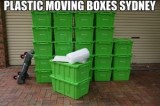 Zero waste Plastic Moving Boxes for Rental in Sydney