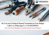 Do You need Technical Manual Translation in Your Budget