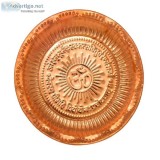 Buy Copper Thali plate at low cost with Ashtok