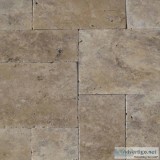 Freska French Pattern 16 Sft x 10 Tumbled Limestone Pavers