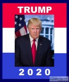 Christian Man Cave &quotRe Elect Trump 2020" Poster