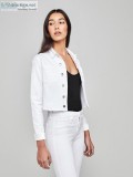 White Denim Jacket Women