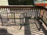 IndoorOutside metal gate