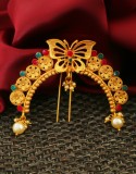 Check out Hair Bun Accessories At  Anuradha Art Jewellery