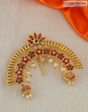 Buy Hair Brooch Design at best price at Anuradha Art Jewellery.