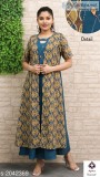 Women s Ethnic Motif Printed Cotton Kurti