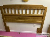 Headboard and nightstand