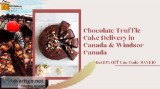 Chocolate Truffle Cake Delivery in Canada and Windsor Canada wit