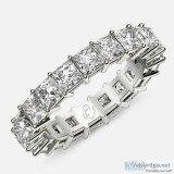 Online Buy Princess Cut Eternity Band at Best Price - www.eterni