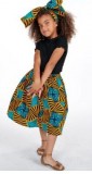 TILE AFRICAN PRINT SKIRTS FOR KIDS