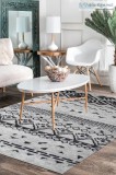 Moroccan Handknotted Wool Modern Carpet - Rugs and Beyond