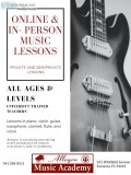 Online and In-Person Music Lessons