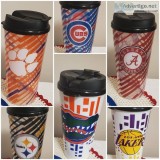 NFL NBA MLB and NCAA Digital Lighyning Tumblers