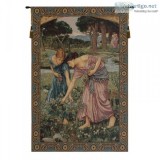 BUY GATHERING ROSE BUDS ITALIAN TAPESTRY WALL HANGING