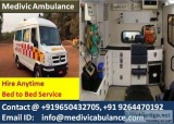 Medivic Ambulance service Patna with ICU Setup