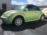 Volkswagen New Beetle Convertible 69000 Miles Clean Car Fax. Sal