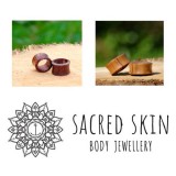 Shop Wooden Plugs and Tunnels From Sacred Skin Body Jewellery